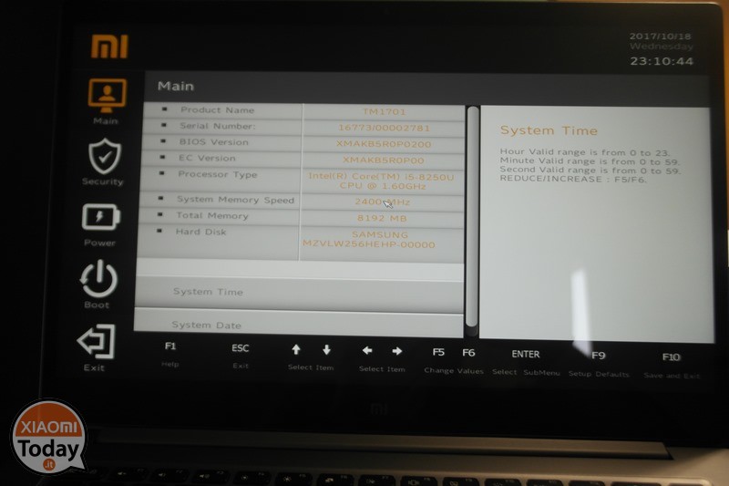 Xiaomi Notebook Pro Биос 906