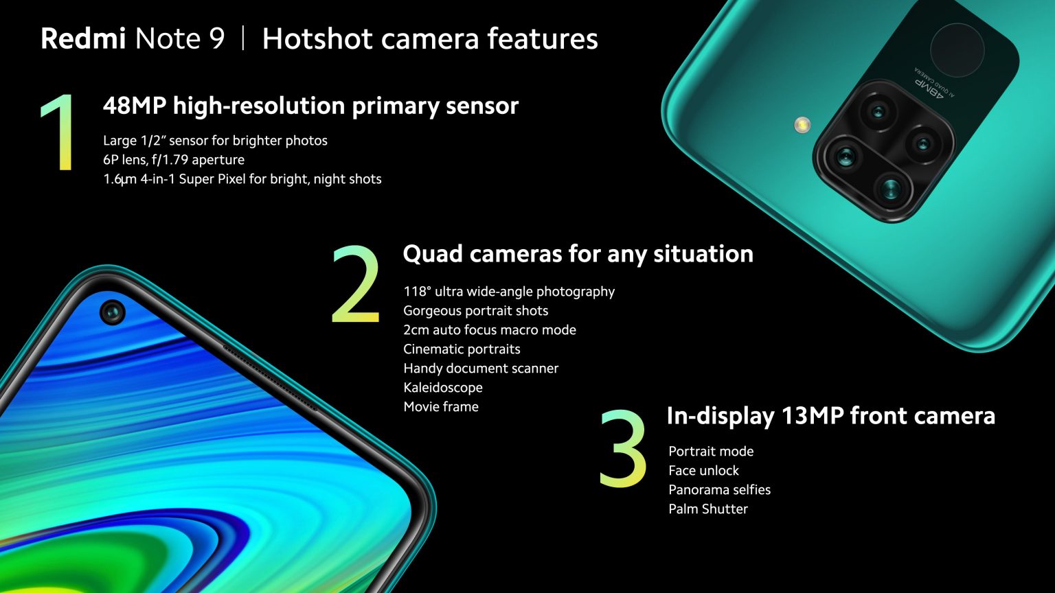 Xiaomi Redmi 9 Pro Камера